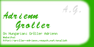 adrienn groller business card